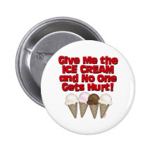 Entregue el helado pins