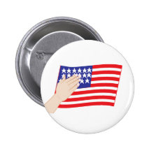 Entregue la bandera pin