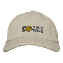Entrenador de béisbol gorras bordadas