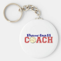 Entrenador de béisbol llavero