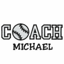 Entrenador de béisbol personalizado camiseta polo