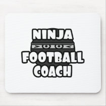 Entrenador de fútbol de Ninja alfombrillas de raton 