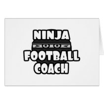 Entrenador de fútbol de Ninja tarjetas