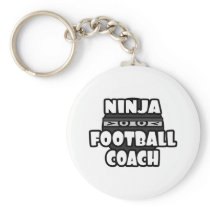 Entrenador de fútbol de Ninja llaveros