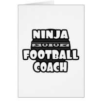 Entrenador de fútbol de Ninja tarjetas