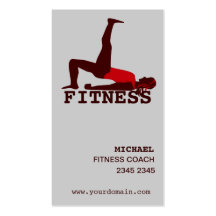 Entrenamiento practicante del ABS de la yoga de la Tarjetas De Visita