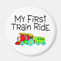 Entrene a mi primer paseo del tren imanes de nevera
