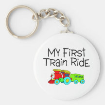 Entrene a mi primer paseo del tren llavero