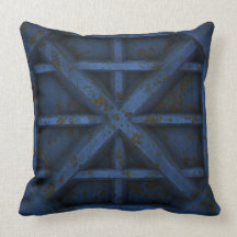Envase oxidado - azul - almohada