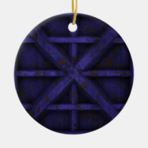 Envase oxidado - púrpura - adornos de navidad