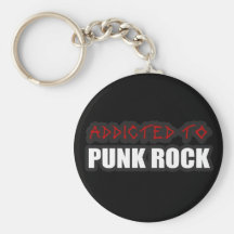 enviciado a los individuos de la música de punk ro llaveros personalizados