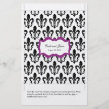 Envoltura el | New Orleans Fuschia de la barra de  Tarjeton