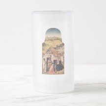 Epifanía-tríptico - adoración de unos de los reyes taza