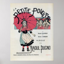 Époque musical de la belleza de los niños francese poster