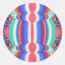 Equilibrio de Chakra de la yoga Pegatina Redonda