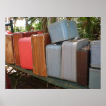 Equipaje que viaja impresiones