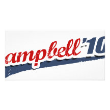 Equipo 2010 de Campbell Tarjetas Con Fotos Personalizadas
