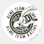 Equipo B/W que compite con de E. Coyote Acme del W Pegatina