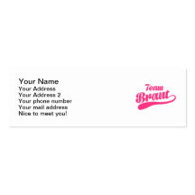 Equipo Braut Plantillas De Tarjetas Personales