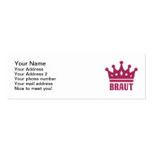 Equipo Braut Tarjetas De Visita