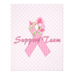 Equipo de ayuda del cáncer de pecho anuncio personalizado