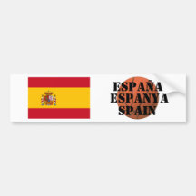 Equipo de baloncesto de España Pegatina De Parachoque