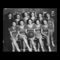 Equipo de baloncesto de la High School secundaria  posters
