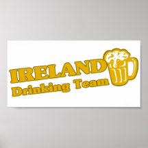 Equipo de consumición de Irlanda Posters