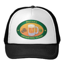 Equipo de consumición de la botánica gorros bordados