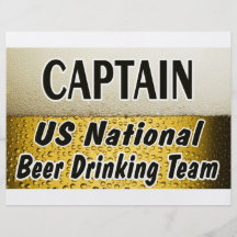 Equipo de consumición de la cerveza nacional de lo flyer a todo color