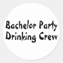 Equipo de consumición de la despedida de soltero etiquetas  