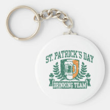 Equipo de consumición del día de St Patrick Llaveros