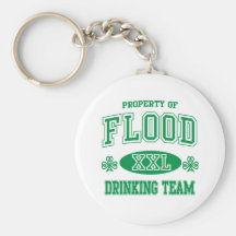 Equipo de consumición del irlandés de la inundació llaveros