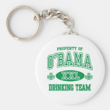 Equipo de consumición del irlandés de Obama Llavero Personalizado