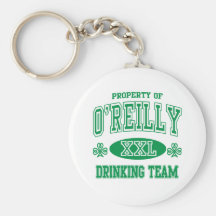 Equipo de consumición del irlandés de O'Reilly Llavero Personalizado