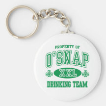 Equipo de consumición del irlandés de O'Snap Llavero