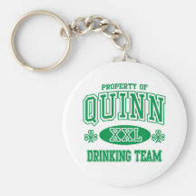 Equipo de consumición del irlandés de Quinn Llaveros