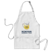 Equipo de consumición del Kenyan Delantales