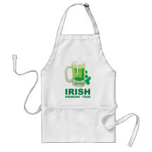Equipo de consumición irlandés delantales