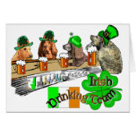 Equipo de consumición irlandés tarjetas