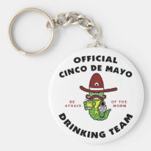 Equipo de consumición oficial de Cinco de Mayo Llavero