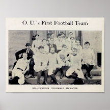 Equipo de fútbol 1894 de la universidad de Ohio pr Impresiones