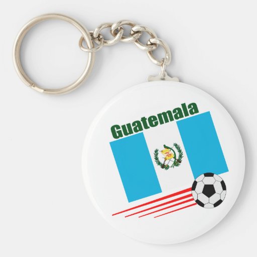 Equipo de fútbol de Guatemala Llaveros Personalizados
