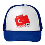Equipo de fútbol turco gorro