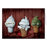 ¡Equipo de Halloween de los monstruos! Tarjeta