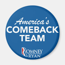 Equipo de la reaparición de Romney Ryan América re Imán Para Frigorífico