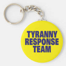 Equipo de la respuesta de la tiranía llaveros