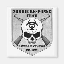 Equipo de la respuesta del zombi: División de Ranc Imán De Frigorífico