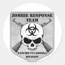 Equipo de la respuesta del zombi: División de Ranc Etiqueta Redonda