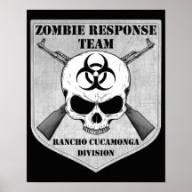 Equipo de la respuesta del zombi: División de Ranc Poster